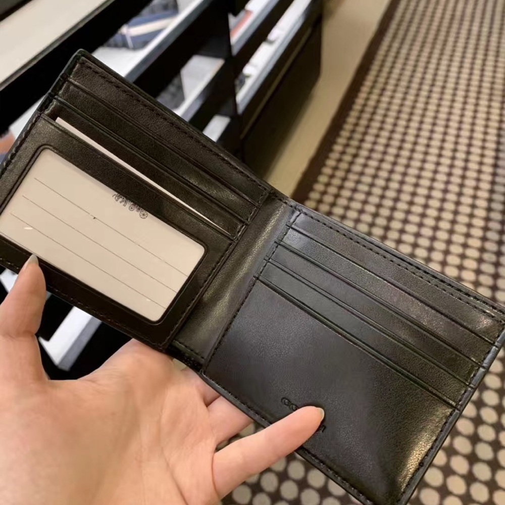 Coach Id Billfold Wallet In Signature Canvas - Picture 5 of 5